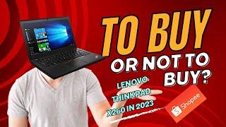 Lenovo Thinkpad from Shopee (Quick Review) Is it worth it?