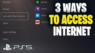 3 Ways To Use Internet On PS5 (EASY METHOD)