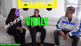 VITALY x SNEAK0 x ARAB Interview 300 Girls to Box Full LIVE kick.com/vitaly #kick #live