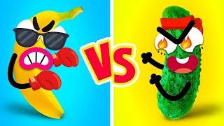 FRUITS vs VEGETABLES. ON WHICH SIDE ARE YOU? - DOODLAND LIVE