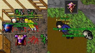 TWO OF THE FIRST AMAZON SET ITEMS IN TIBIA (Dolera-Tenebra 2005 7.4)