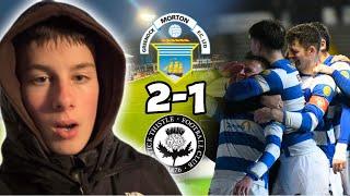  MORTON SNATCH LAST MINUTE HOGMANAY WINNER vs PARTICK!!!