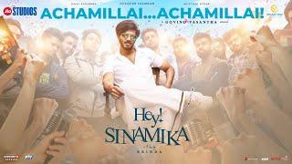 Hey Sinamika - Achamillai Lyrical | DULQUER SALMAAN | GOVIND VASANTHA | BRINDA