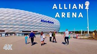 Walking tour of Bayern Munich’s Allianz Arena 4K