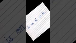 cursive small letters ️ handwriting cursive #shorts #shortvideo by NM creative