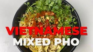 Mixed Rice Noodles - Vietnamese Pho tron