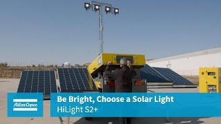 How does a solar light tower work? | Atlas Copco HiLight S2+