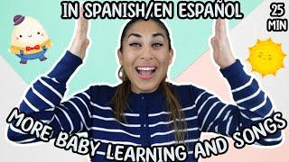 Baby Learning, Nursery Songs and more! All in Spanish with Miss Nenna the Engineer | En Español