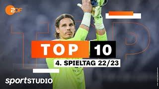 Top 10 des 4. Spieltags 2022/23 | Bundesliga | sportstudio