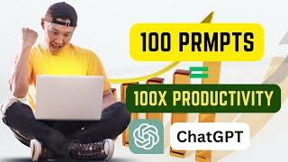 Advanced ChatGPT Prompt Tutorial (100X Your Productivity With AI). Correct way to use ChatGPT.