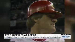 MLB all-time hits leader, Pete Rose dies at age 83