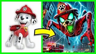 Paw Patrol as Giant Zombie Spiders: Iconic Monsters Unleash Destruction | Ai Animation Kingdom 2