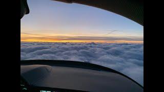 IFR flight from EDLS to  EDDS in a Diamond DA62