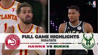 #NBA 【#亞特蘭大老鷹 vs #密爾瓦基公鹿】 全場賽事精華 ｜20241215｜ #AtlantaHawks vs #MilwaukeeBucks