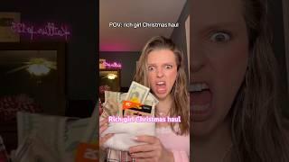 POV: rich girl Christmas haul be like #pov #povcomedy #richgirl #christmashaul #christmas #richgirls