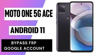 Motorola One 5G Ace 2022 Android 11 FRP/Google Lock Bypass WITHOUT PC - Easy Method !!