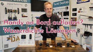  Smartphone mit wasserfesten USB Steckdosen laden an Bord. von Busse Yachtshop