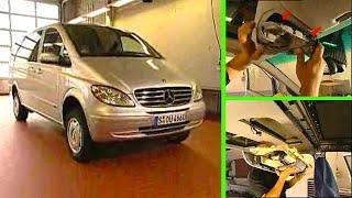 Mercedes-Benz Viano - How to remove / install the headliner | W639