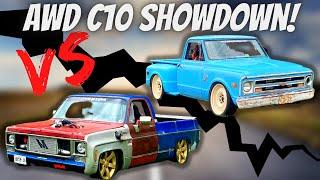 HOONIGAN 800hp AWD C10 Lamborghini Killer VS Rustomod AWD Chevy C10!!!- (Rustomod Reviews Ep.1)