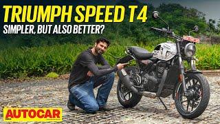 Triumph Speed T4 review - The most affordable Triumph motorcycle | First Ride | Autocar India