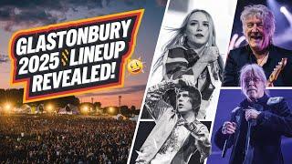  "BREAKING: Glastonbury 2025 Lineup Announced! Olivia Rodrigo & The 1975 Headline!"