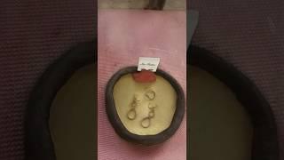 Diy jewelry dish and photo stand using paperclay #paperclaydiycrafts #diyartandcrafts #clayart