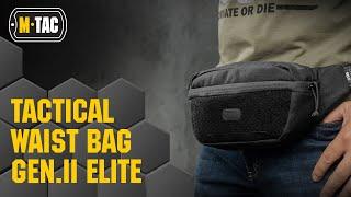 M-TAC СУМКА TACTICAL WAIST BAG GEN.II ELITE BLACK