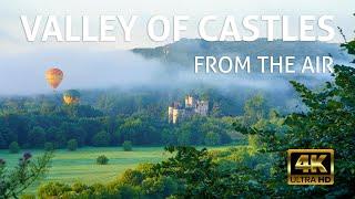 France part 4: Dordogne's Valley of Castles from the air