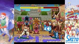 SUPER Street Fighter II (SNES) - Ryu (Hardest)