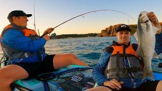 The Soft Plastic That ALWAYS Nails Them - BASS FISHING with Lures Over Shallow INSHORE Reefs - BASS