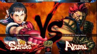 Chris G (Sakura) vs Tokido (Akuma) - Capcom Cup 2013 SSF4: AE Ver. 2012