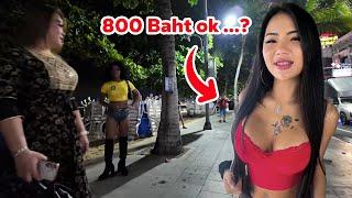 4k how much beach road Walk around pattaya beach road pattaya thailand nightlife