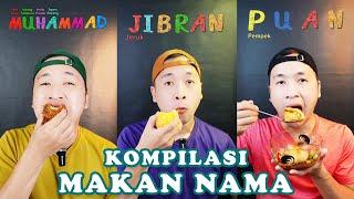 Kompilasi Makan Nama MUHAMMAD, JIBRAN, PUAN, DLL | MAKAN EMOJI | EATING SHOW