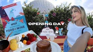 Opening Day of Epcot's Food and Wine Festival | Trying Escargot | Chocolate Fondue