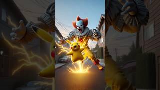Pennywise Ne Pikachu Ke Sath Kya Kar Diya  #shorts #spiderman #pikachu #superhero