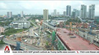 Rail system works on Johor Bahru-Singapore RTS Link 50% complete