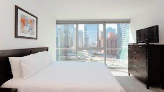 Fully Furnished 23rd floor 1 bed, 1 bath with River Views