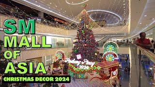 [4K] SM MALL OF ASIA (MOA) - CHRISTMAS DECORATIONS 2024