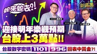 【財經慕House EP.294】蛇來蛇去?!迎接 明年樂觀預期台股上3萬點 台股數字密碼 1101 996 圖表中黃金?!｜2024.11.17 股市老先覺 杜金龍 股市分析師 劉彥良