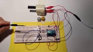 6   Transistor y Rele  Controlando un motor por el nivel de luz del sensor