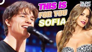 Sofia LOVED Prodigy Alex Sampson's Beautiful Voice | America's Got Talent 2024