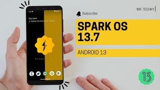 Spark OS 13.7 | Android 13 | Awesome Customizations & Improved UI | Detail Review | Redmi note 5 pro