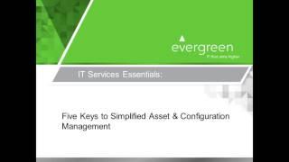 IT Asset and Configuration Management