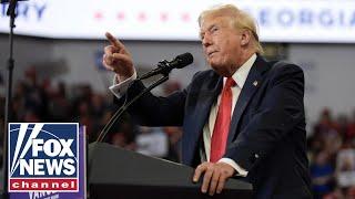 Trump delivers remarks at a campaign rally in New Mexico