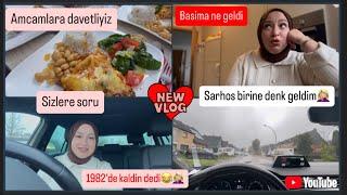 Günlük Vlog|sizlere soru⁉️| Is yerinde basima ne geldi|Amcamlara davetliyiz|Gelinimiz neler yapmis