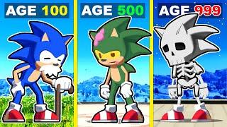 Surviving 999 Years as SONIC In GTA 5!