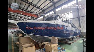 Gospel Boat Profisher 9.6m Profisher Aluminum Fishing Boat for Sale #boats #boatsforsale #boats