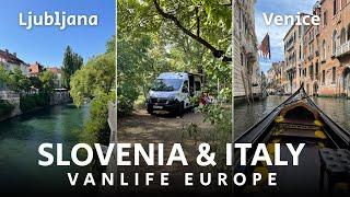 SLOVENIA & ITALY Van Life | Exploring Ljubljana & Venice | Self-Build Campervan Conversion