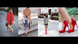 What to Wear With Red Shoes & Lookbook Fashion Trends