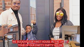 WE BOUGHT OUR FIRST HOUSE IN THE UK / TOUR OF OUR EMPTY EMPTY HOUSE.